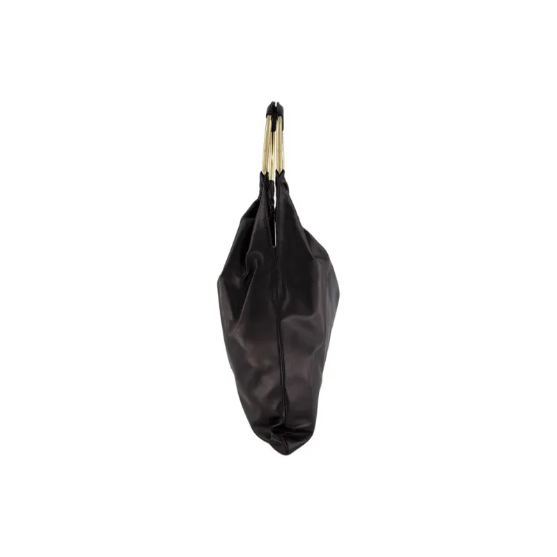 PRADA Leather Handbag Women's Black-2