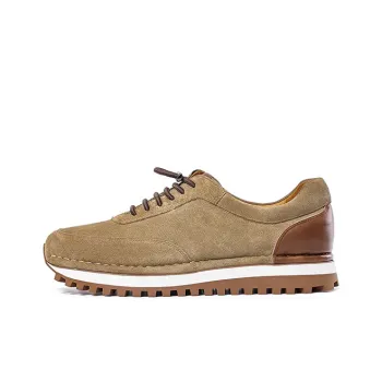 FRYE Low Top Casual Shoes Men's Sand Apricot