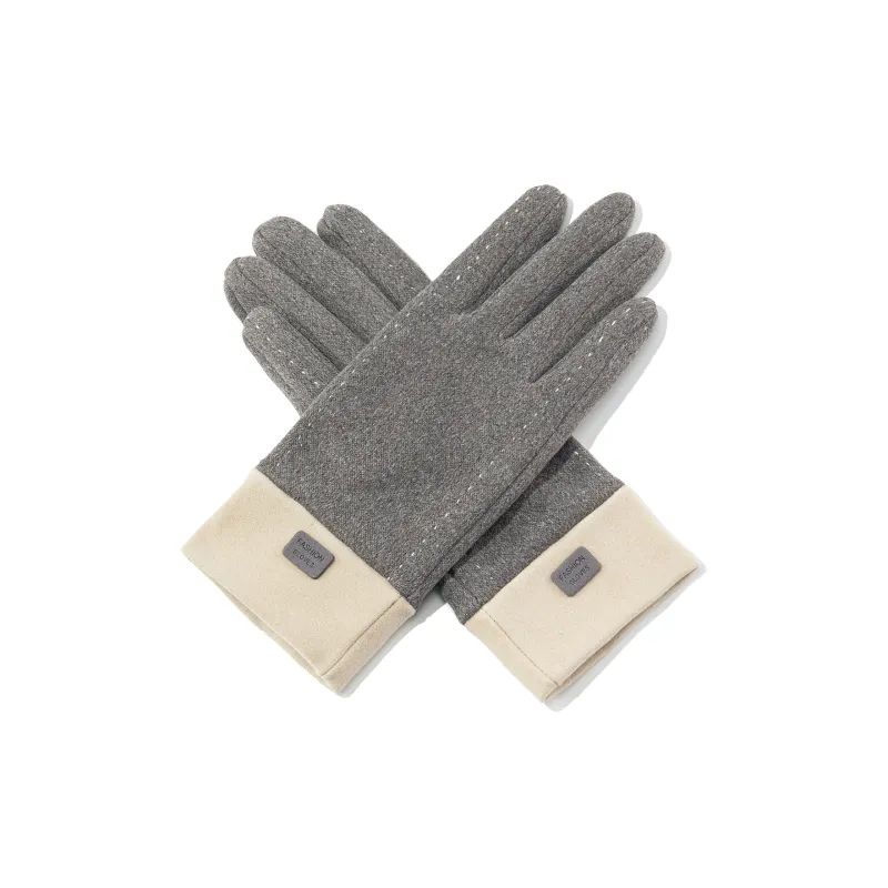 Shanghai Story Polyester Knit Gloves Women's 4 Colors-6