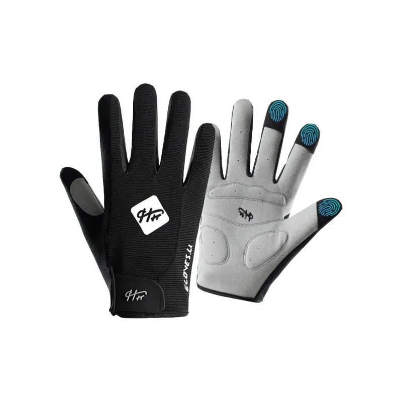HNJ Riding Equipment Cycling Glove Unisex Microfiber-0