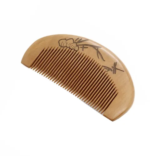 XIBI Household Fish-Shaped Sandalwood Comb Massage Scalp Hair Growth
