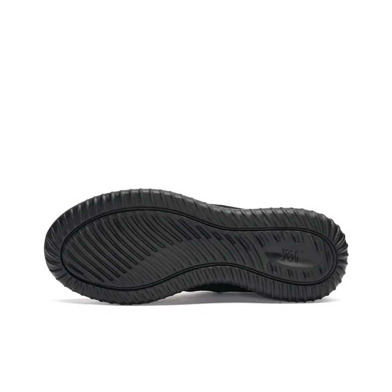 361° Anti Slip Wear Resistant Low Top Running Shoes Men's Black Gold-6