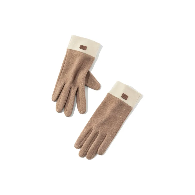 Shanghai Story Polyester Knit Gloves Women's 4 Colors-13