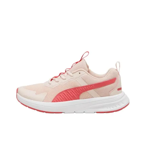 PUMA Evolve Run Mesh Slip-Resistant Cushioning Low-Top Kids Running Shoes Gray Blue Teenagers
