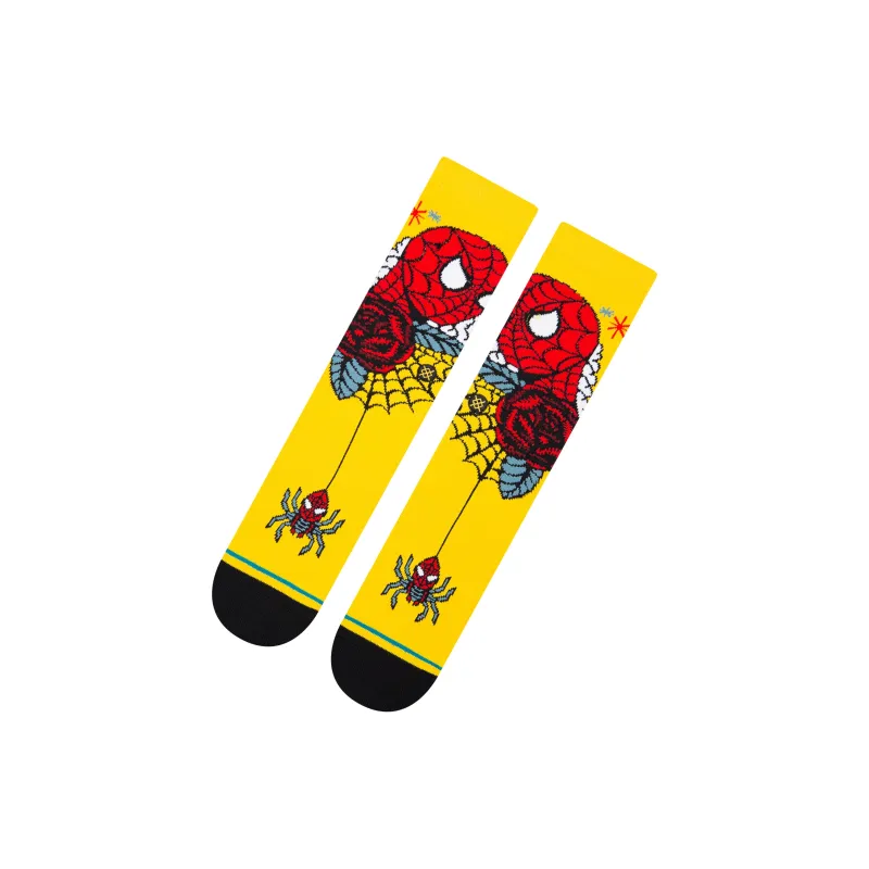 Stance x ZHIZHUXIA Mid Calf Socks Unisex 1 Pack Yellow-3