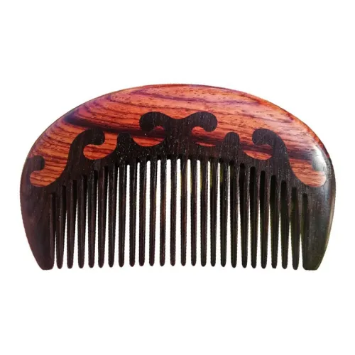 XIBI Patchwork African Blackwood Comb Massage Scalp Hair Growth