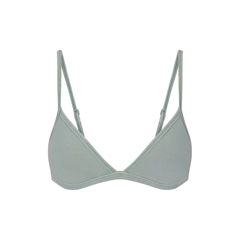 SKIMS FW24 OUTDOOR TRIANGLE BRALETTE Bra Women's 1 Pack VAPOR/Steam Color-0