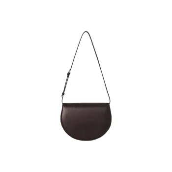 THE ROW Lambskin Handbag Shoulder Bag Women's Dark Brown