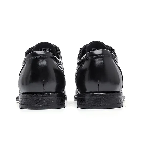 FRYE Dress Shoes Men Low Top Black/Coffee-3