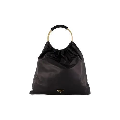 PRADA Leather Handbag Women's Black