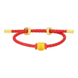 Pure Gold Bead String (Dragon+Mouse+Monkey)