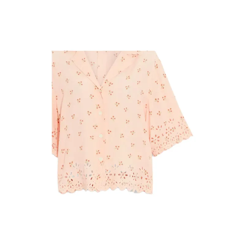 COACH SS22 Shirt Women's Light Pink-5