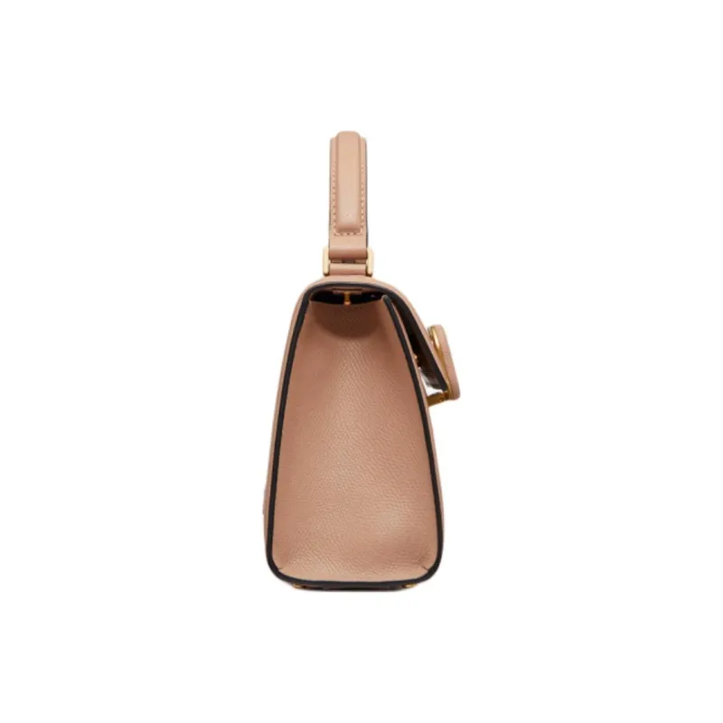 Valentino VSLING Grain Calfskin Shoulder Bag, Crossbody Bag, Handbag Trumpets Women's Cinnamon Pink-2