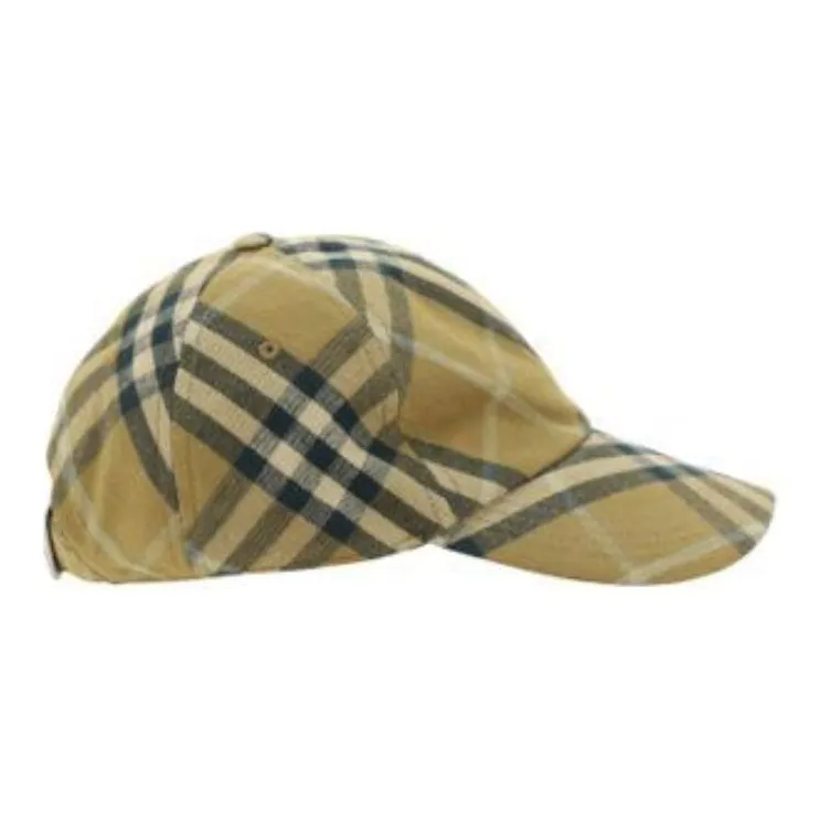 Burberry Check Printed Baseball Cap-1