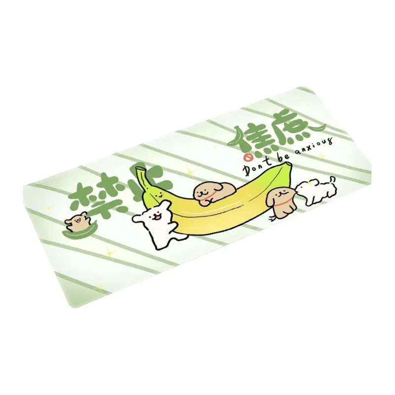 LOVINGCOOL Natural Rubber Cute Cartoon Maltese Large Keyboard Pad With Thickened Edges Office Desk Mat Mouse Pads-8