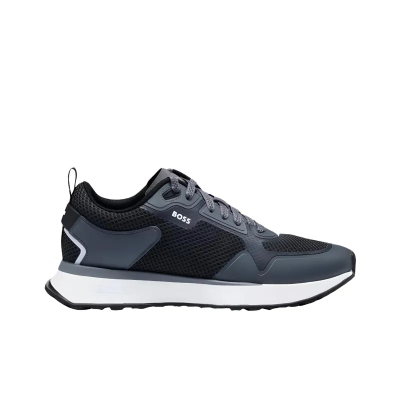 BOSS Panelled Mesh Sneakers-1