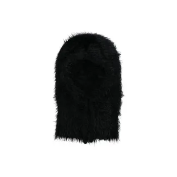 Marine Serre Wild Puffy Knit Balaclava