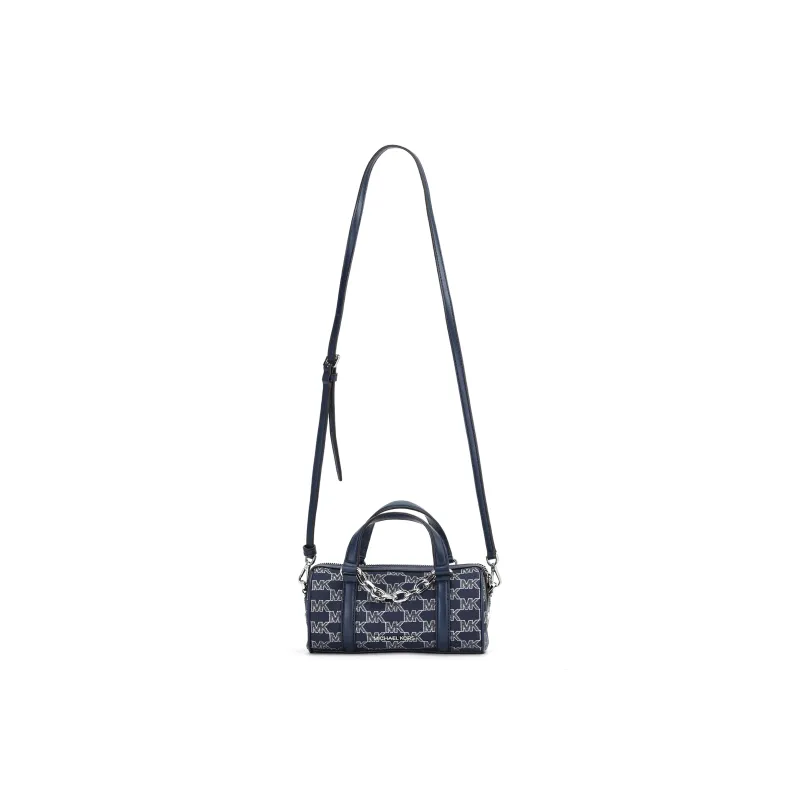 MICHAEL KORS Artificial Leather Crossbody Handbag Small Size Women's Navy Blue-2