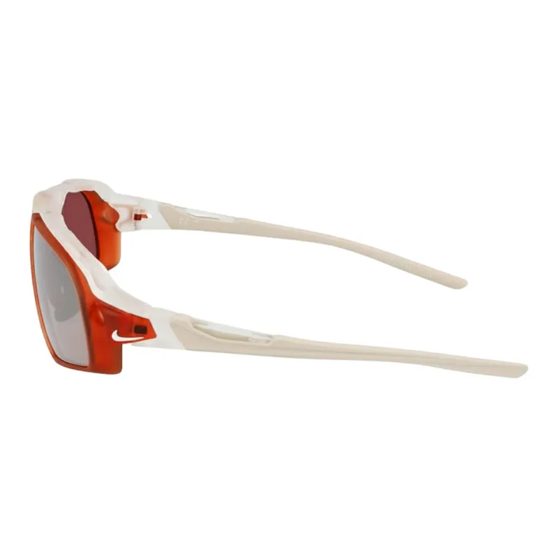 Nike Cellular Plastic Irregular Shape Sunglasses Men's Red-2
