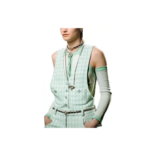 CHANEL Knitwear Women's Light Green