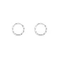 14mm Twist Style Hoop Earrings 1 Pair Eh-3031.ebM