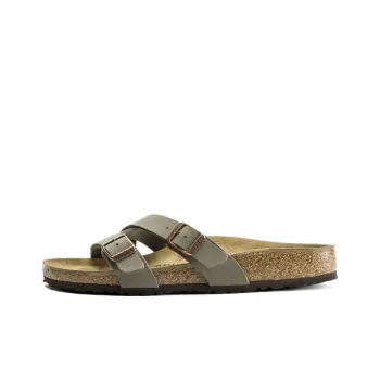 Birkenstock Yao EVA Slip-Resistant Slide Slippers Women's Lime Gray Regular