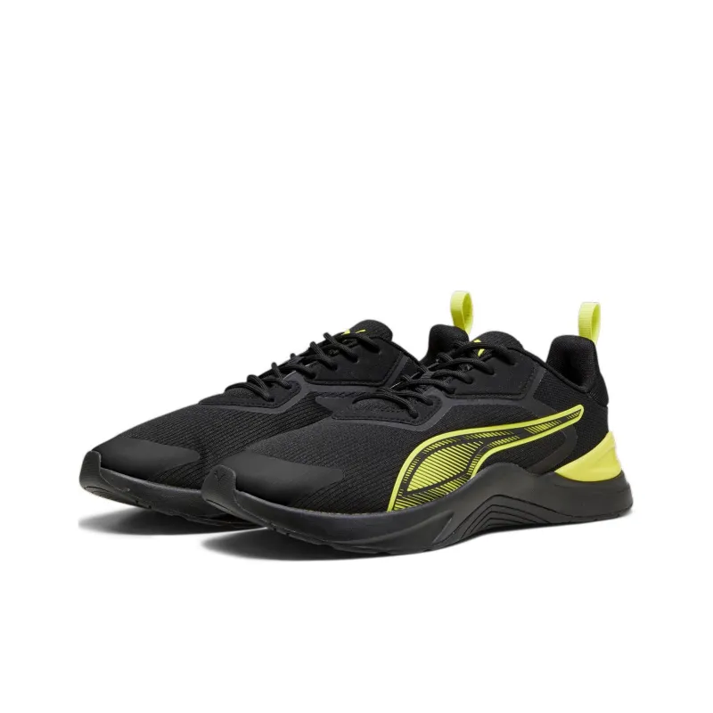 PUMA Infusion Anti Slip Wear Resistant Low Top Training Shoes Men's Black-2