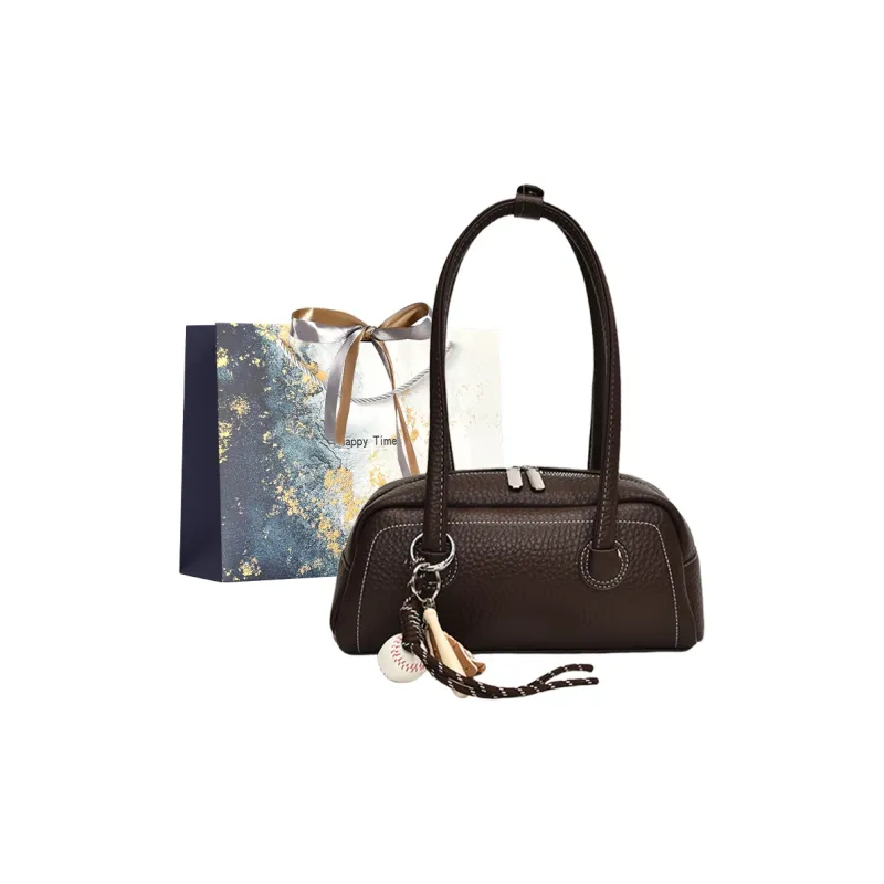 Iman's House PU Shoulder Bag Women's Brown/Coffee/Red/Black-4