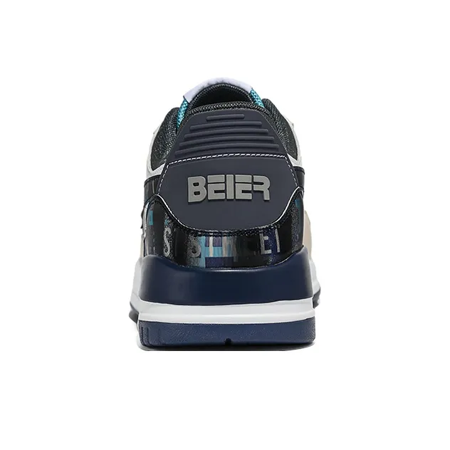 BEIER Stars Collection Couple Versatile Height Increasing Slip-Resistant Low-Top Skateboard Shoes Unisex-13