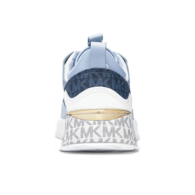 MICHAEL KORS Theo Slip-Resistant Low-Top Sports Casual Shoes Women's Blue White-3