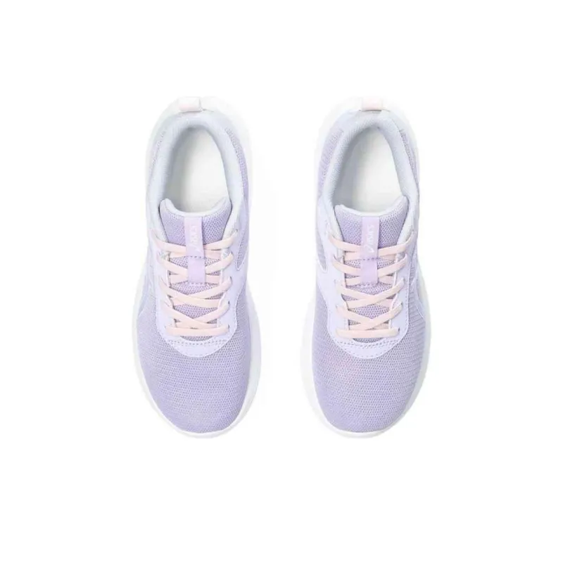 Asics Anti-Slip Wear-Resistant Low-Top Kids' Running Shoes Purple White Kids'-3