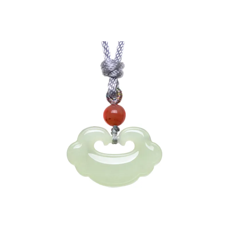 MARY WINDSOR Hetian Jade Pale Greenish White Jade Unisex-0