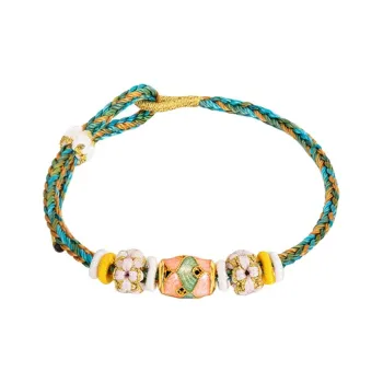 Diamond International Gold Bracelet Women's