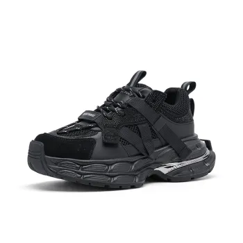BASIC HOUSE Hundred Houses Good Phantom In The Night Fairy Shoes Low-Top Chunky Sneakers Women's Black