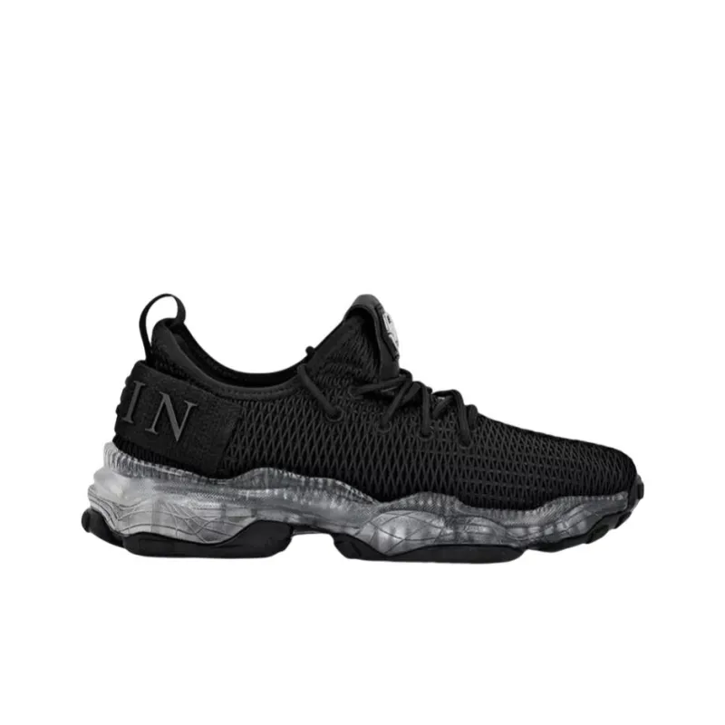 PHILIPP PLEIN Low Top Sports Casual Shoes Men's Black-1