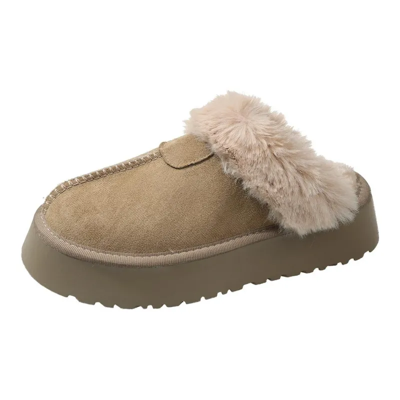 ALPLUME Home Slippers Yellow Brown Black Antelope Brown-10