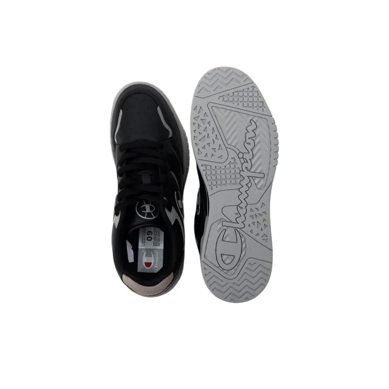 Champion Low Top Casual Shoes Men's Black/Gray-5