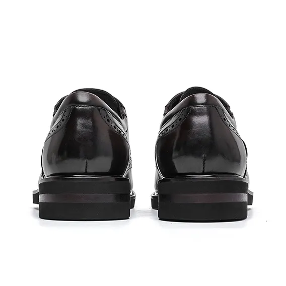 FRYE Dress Shoes Men Low Top Black/Coffee/Earth Yellow-9