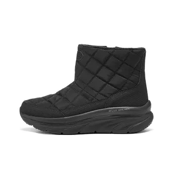 Skechers D'lux Walker Anti Slip Wear Resistant Mid Top Casual Shoes Women's Black