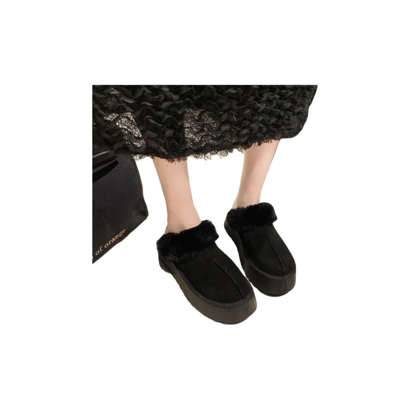 ALPLUME Home Slippers Yellow Brown Black Antelope Brown-7