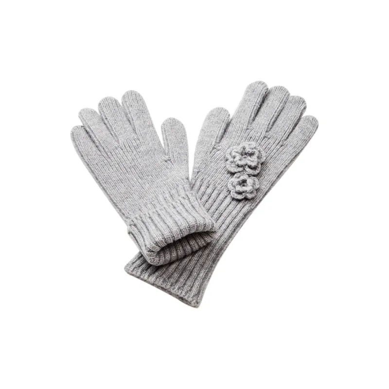 MUYKUY Acrylic Knit Gloves Women's-13