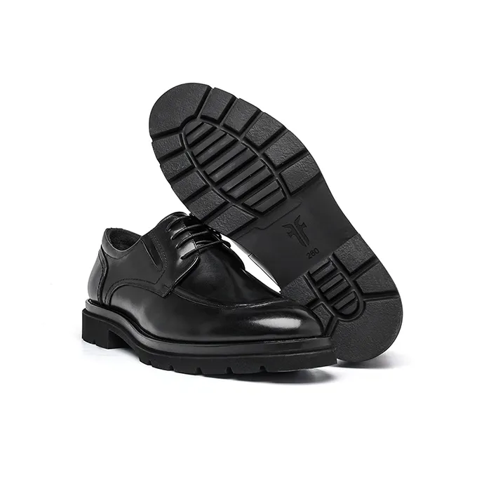 FRYE Men's Casual Shoes Men Low Top Black/Coffee-5