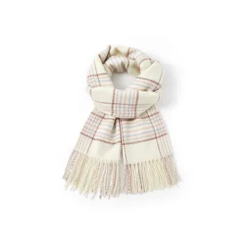 CLARKIA FLOWER Faux Cashmere Knit Scarves Women's
