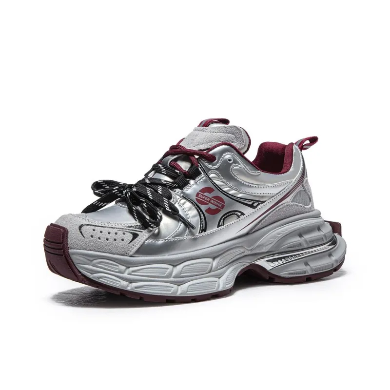 PONGFINITY Chunky Sneakers Women's Champagne Red-5
