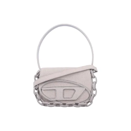DIESEL 1DR Iconic Foldover Top Shoulder Bag
