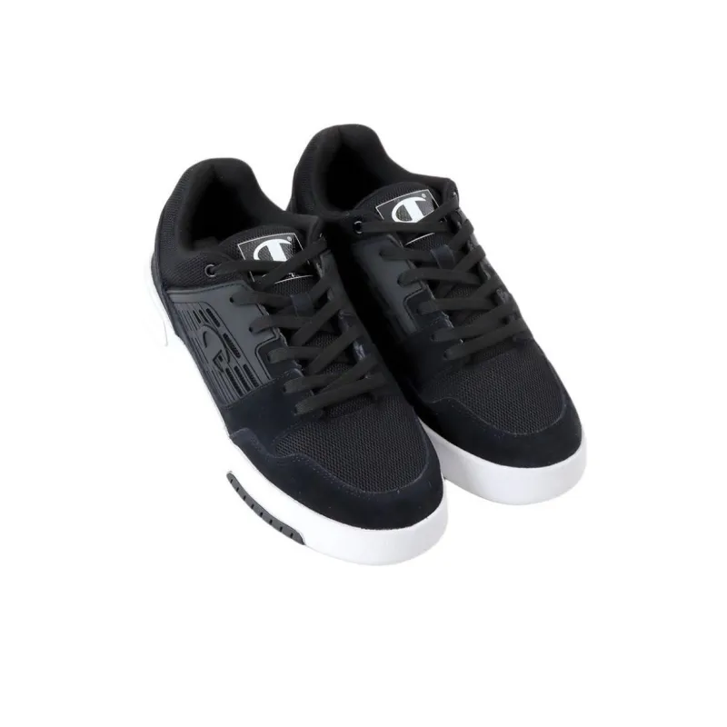 Champion OUTLET 3 On 3 Low-Top Skateboard Shoes Men's Black-2