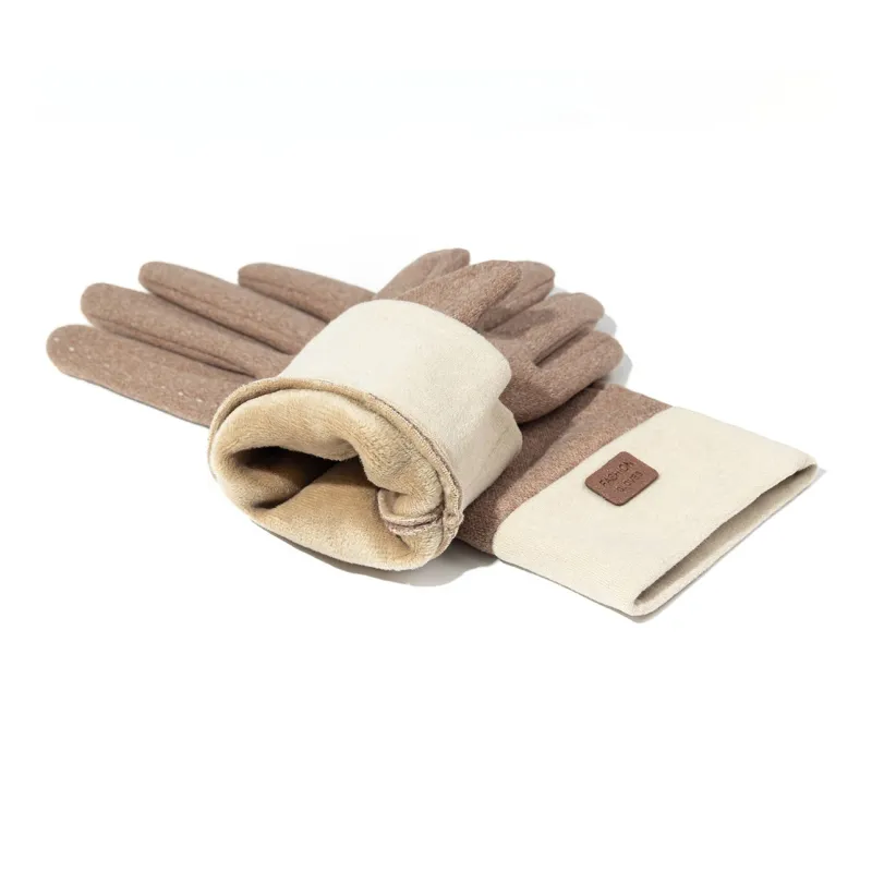 Shanghai Story Polyester Knit Gloves Women's 4 Colors-15