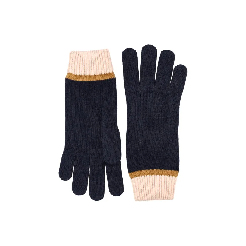 Chloe Wool Knit Gloves Kids' Black-1