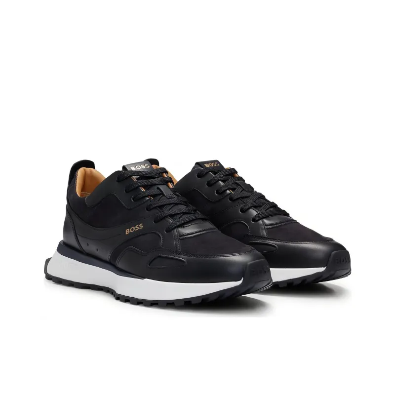 HUGO BOSS Low Top Casual Shoes Men's Dark Blue-2
