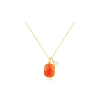 CANHUI Alloy Small Auspicious Animal Necklace Women's